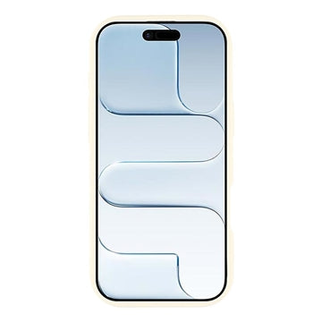 iPhone Air Stilfuldt stødsikkert TPU cover med forhøjede kanter - hvid / stor sløjfe