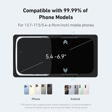 TELESIN universelt dykkeretui til smartphones med Bluetooth-kompatible kontroller - sort