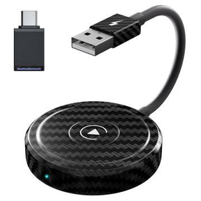 THT-020-5 Trådløs CarPlay-adapter AI BOX CarPlay-dongle kablet til trådløs CarPlay-konverter til kablede CarPlay-biler - sort