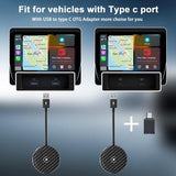 THT-020-5 Trådløs CarPlay-adapter AI BOX CarPlay-dongle kablet til trådløs CarPlay-konverter til kablede CarPlay-biler - sort
