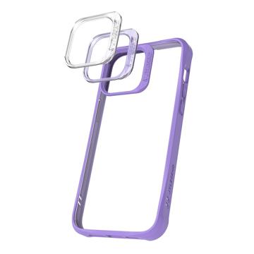 JTLegend DX iPhone 14 Pro Max Hybrid Cover - Lilla