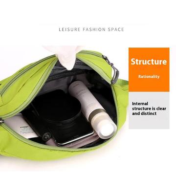 TOUGH SLHS Nylon Sportsbæltetaske - Sort