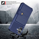 iPhone 17 TPU Cover med Kortholder - Blå