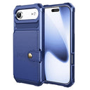 iPhone Air TPU Cover med Kortholder - Blå
