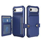 iPhone Air TPU Cover med Kortholder - Blå