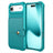 iPhone Air TPU Cover med Kortholder - Turkis