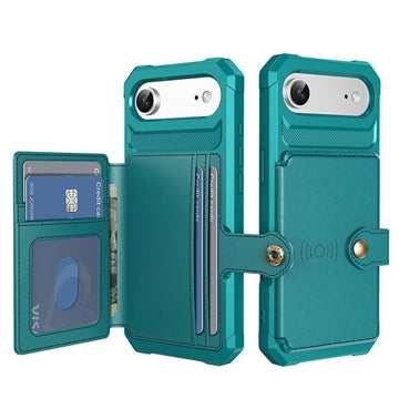 iPhone Air TPU Cover med Kortholder - Turkis