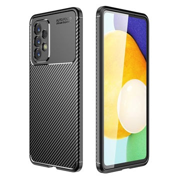 Beetle Karbonfiber Samsung Galaxy A53 5G Cover - Sort