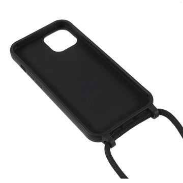 iPhone 13 TPU Cover med Nøglesnor - Sort
