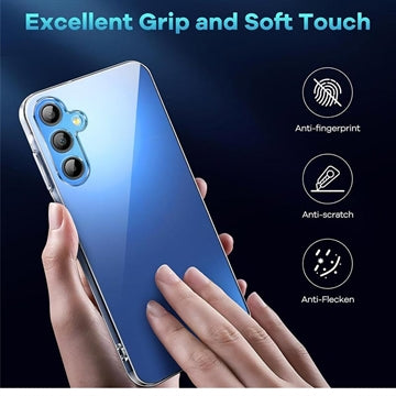 Samsung Galaxy A17/A26 TPU Cover med 2x Skærmbeskyttelse Hærdet Glas - Klar