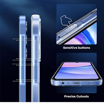Samsung Galaxy A17/A26 TPU Cover med 2x Skærmbeskyttelse Hærdet Glas - Klar
