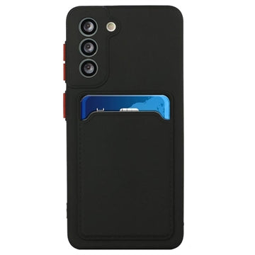 Samsung Galaxy S21 5G TPU Cover med Kortholder - Sort