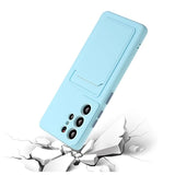 Samsung Galaxy S23 Ultra 5G TPU Cover med Kortholder - Lyseblå
