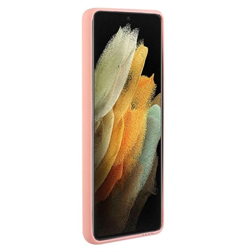Samsung Galaxy S23 Ultra 5G TPU Cover med Kortholder - Pink