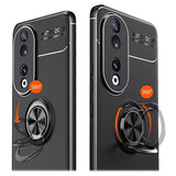 Honor 90 TPU Cover med Ringholder - Sort