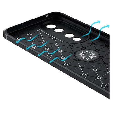 Honor 90 TPU Cover med Ringholder - Sort