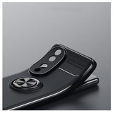 Honor 90 TPU Cover med Ringholder - Sort