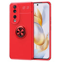 Honor 90 TPU Cover med Ringholder - Rød