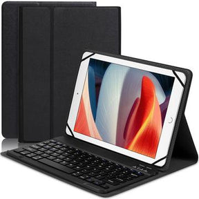 TY3316 Universal tablet-etui med Bluetooth-tastatur - 9-11", amerikansk layout - sort
