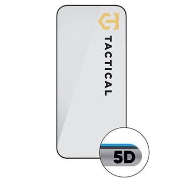 Google Pixel 9a Tactical Glass Shield 5D Skærmbeskyttelse Hærdet Glas - sort kant