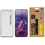 Motorola Edge 70 Fusion/70 Fusion+ Tactical Glass Shield 5D Skærmbeskyttelse Hærdet Glas - sort kant