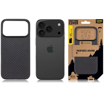 iPhone 17 Pro Tactical MagForce Aramid Cover - Sort