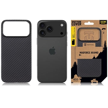 iPhone 17 Pro Max Tactical MagForce Aramid Cover - Sort