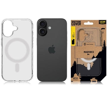 iPhone 17 Tactical MagForce Hybrid Cover - Gennemsigtig