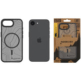 iPhone 16e/17e Tactical MagForce Hyperstealth Sika Hybrid Cover - MagSafe-kompatibel - Asfalt