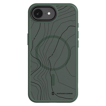 iPhone 16e/17e Tactical MagForce Hyperstealth Sika Hybrid Cover - MagSafe-kompatibel - Skovgrøn