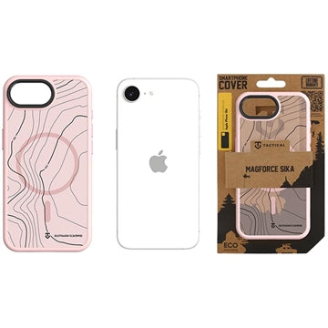 iPhone 16e/17e Tactical MagForce Hyperstealth Sika Hybrid Cover - MagSafe-kompatibel - Pink Panther