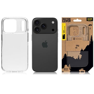 iPhone 17 Pro Tactical TPU Cover - Gennemsigtig