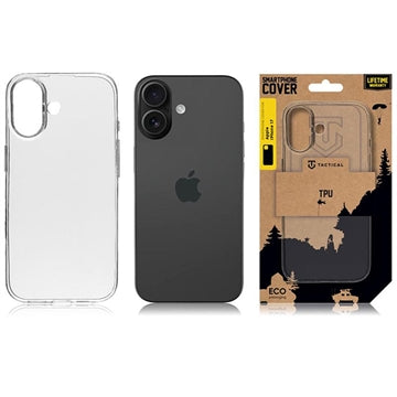 iPhone 17 Tactical TPU Cover - Gennemsigtig