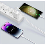 Tech-Protect C35W 2-Ports Netværksoplader - 2xUSB-C - Hvid