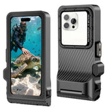 Tech-Protect IPX8 Pro Universal vandtæt dykkeretui 4.7-6.9" - Sort / grå