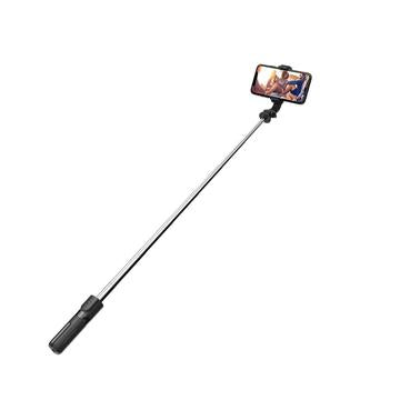 Tech-Protect L02S Kompakt selfie-stang med stativ og Bluetooth - sort