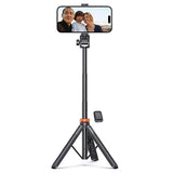 Tech-Protect L03S Udtrækkelig Bluetooth Selfiestang med Tripod Stativ - Sort