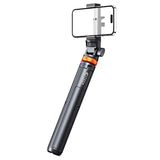 Tech-Protect L03S Udtrækkelig Bluetooth Selfiestang med Tripod Stativ - Sort