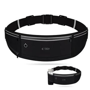Tech-Protect M3 Universal sportstaske med flaskeholder - 6.9" - Sort