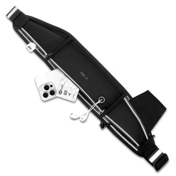 Tech-Protect M3 Universal sportstaske med flaskeholder - 6.9" - Sort