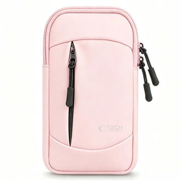 Tech-Protect M6 Universal Sportsarmbånd 6.9" - let, vandafvisende fitness-ledsager - Pink