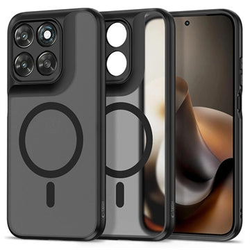 Motorola Moto G77/G67 Tech-Protect Magmat Cover - MagSafe Kompatibel - Mat Sort