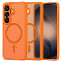 Samsung Galaxy S26 Tech-Protect Magmat Cover - MagSafe Kompatibel - Mat orange