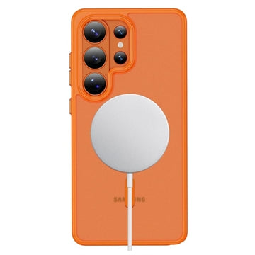 Samsung Galaxy S26 Ultra Tech-Protect Magmat Cover - MagSafe Kompatibel - Mat orange