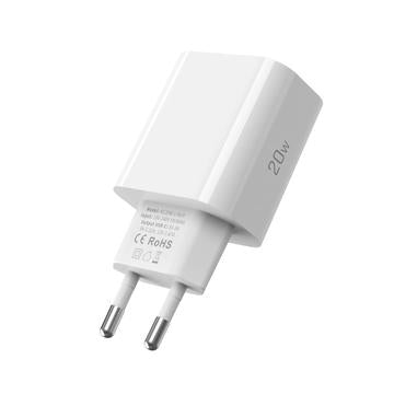 Tech-Protect NC20W vægoplader med Lightning-kabel - hvid