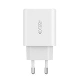 Tech-Protect Network 30W vægoplader m. 2x USB-C & 1x USB-A - hvid