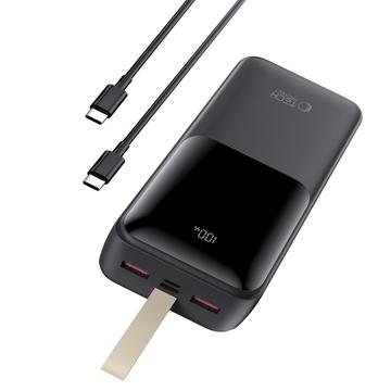 Tech-Protect PB03 Power Bank 30000mAh - 22.5W - Sort