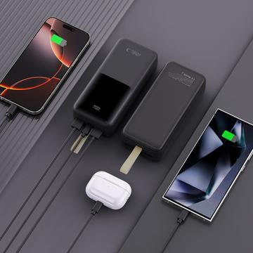 Tech-Protect PB03 Power Bank 30000mAh - 22.5W - Sort