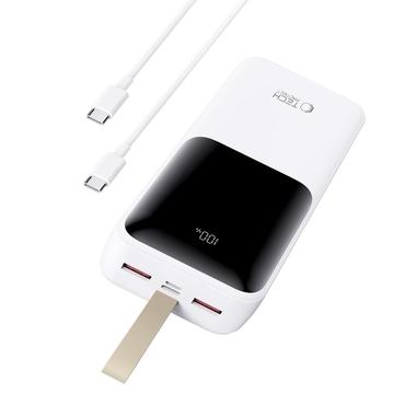 Tech-Protect PB03 Power Bank 30000mAh - 22.5W - Hvid