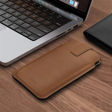 Tech-Protect SM65 universaltaske til telefon - 6"-6.9" - Brun
